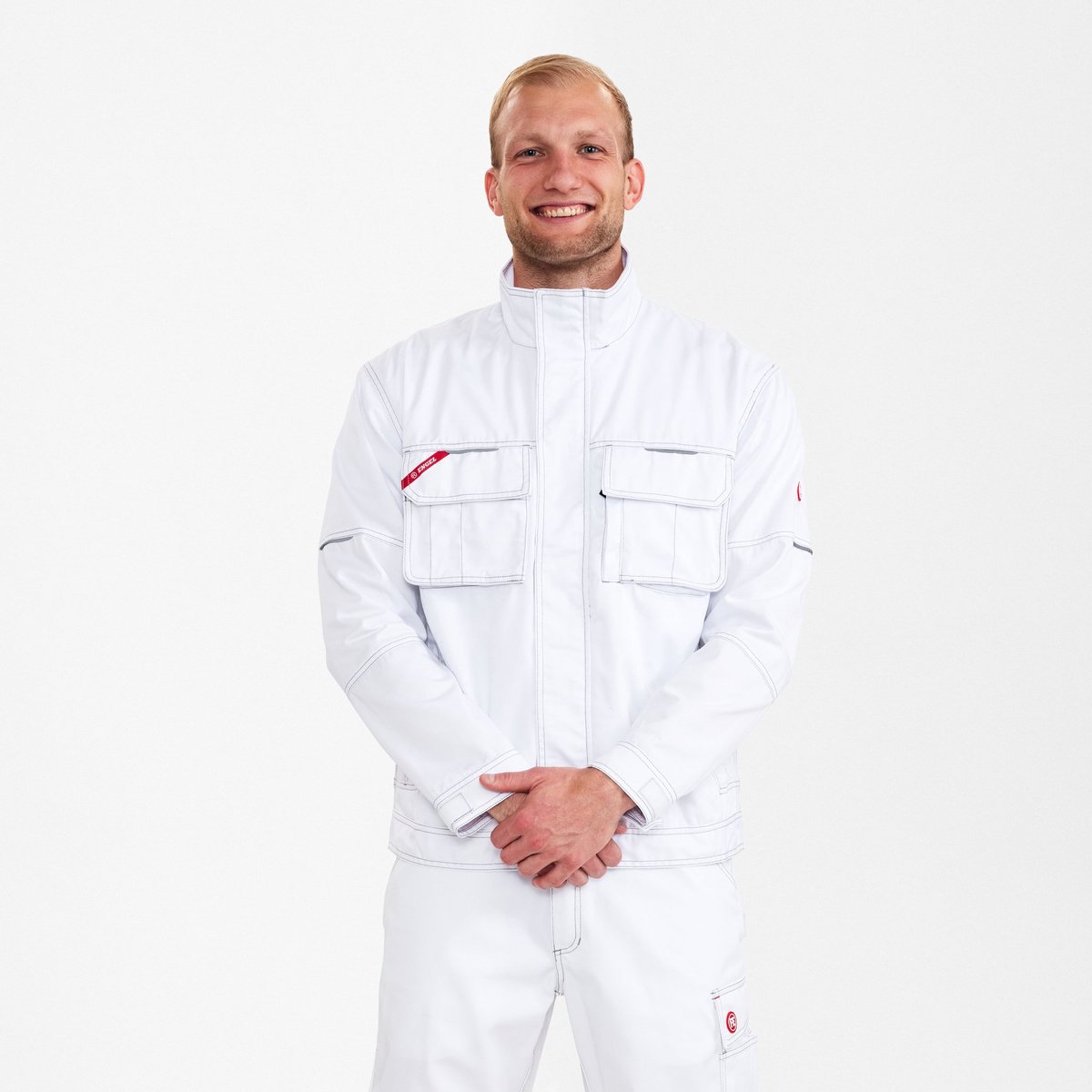 Engel Combat werkjack 1760-630 - White - M