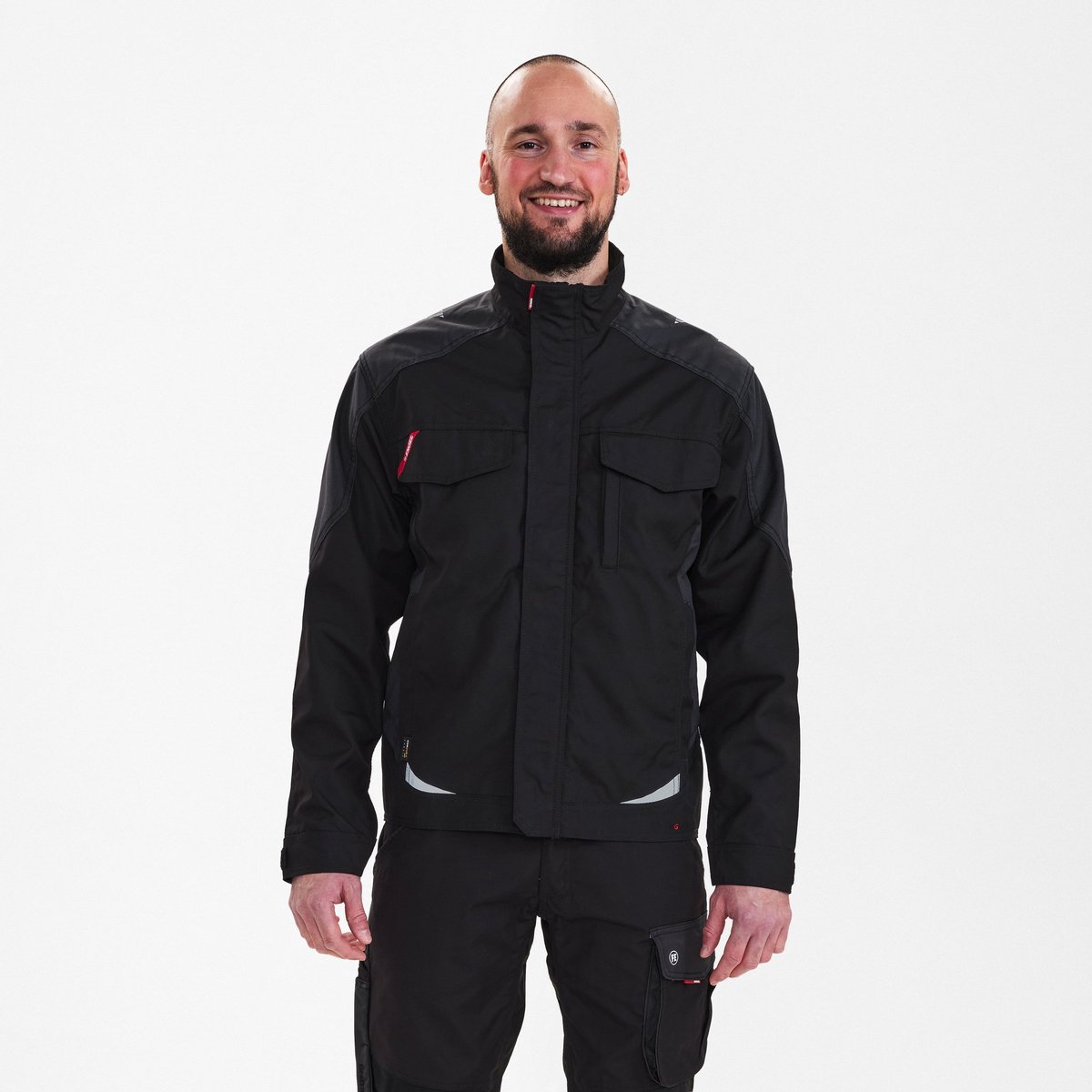 Engel Galaxy werkjack 1810-254 - Black / Anthracite Grey - 6XL