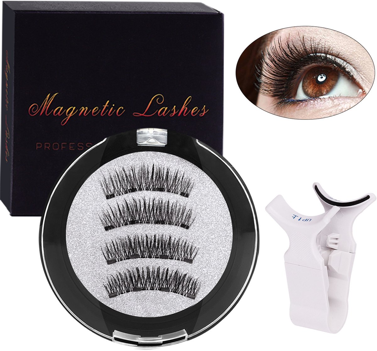 Magnetische wimpers met applicator