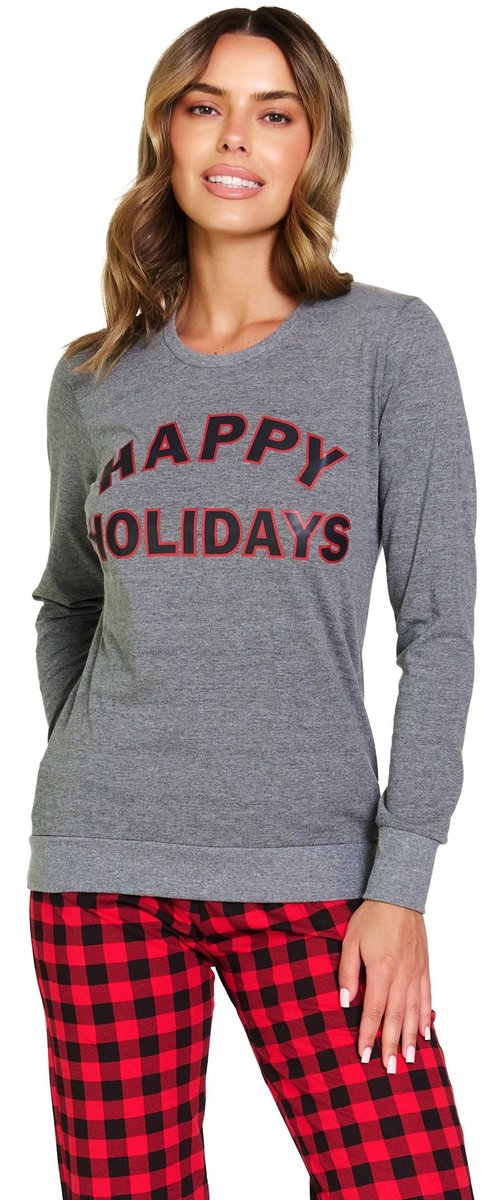Doctor Nap Dames Pyjama Familie Gezin Matching Donker Grijs PM.7343 36 /