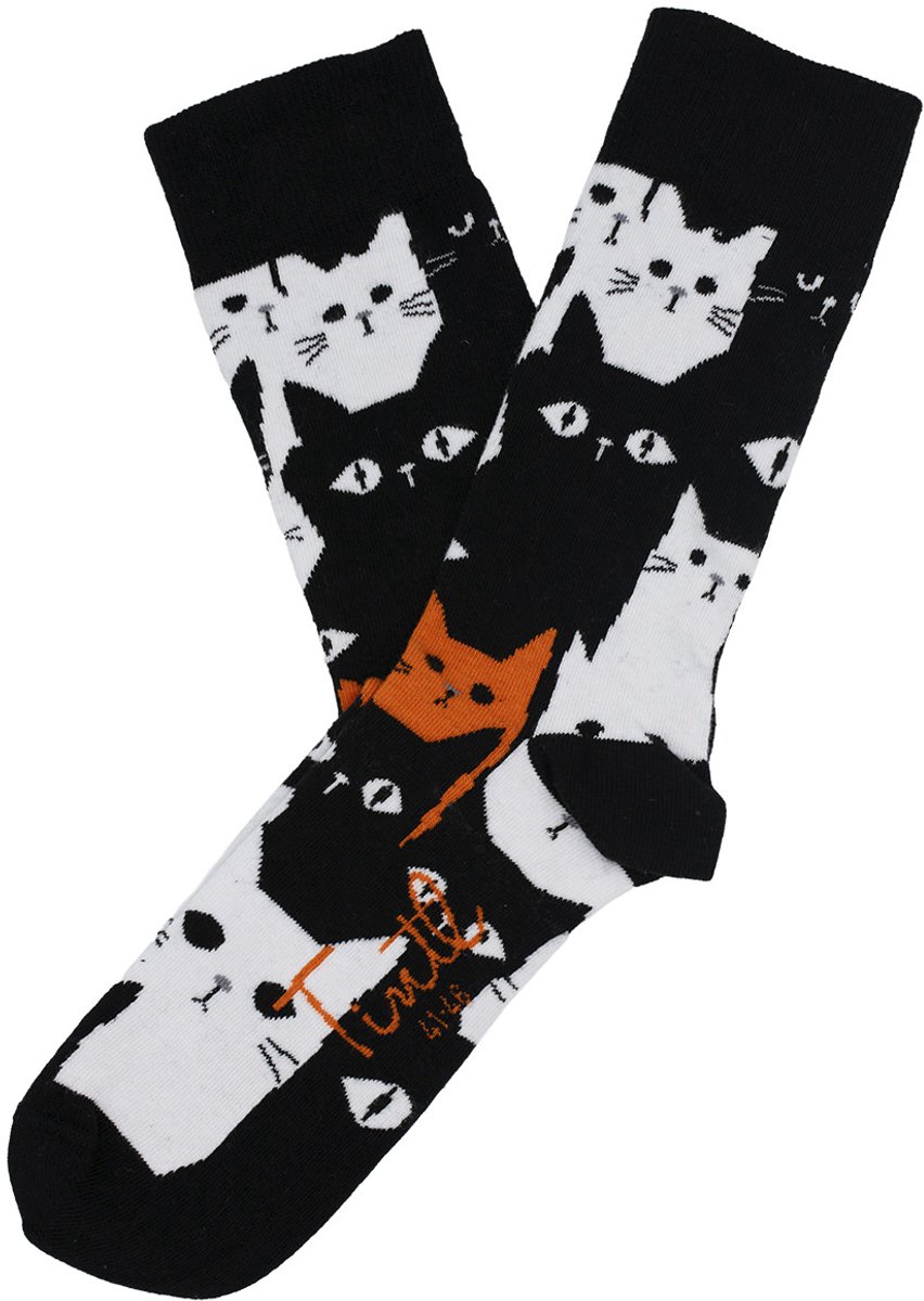 Tintl socks unisex sokken | Animal - Cats (maat 36-40)