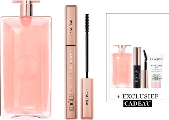 Lancôme Idôle Eau de Parfum - 100ml & Lancôme Lash Idôle Flutter Extension Mascara Zwart - 01 True Black + 3 Cadeaus