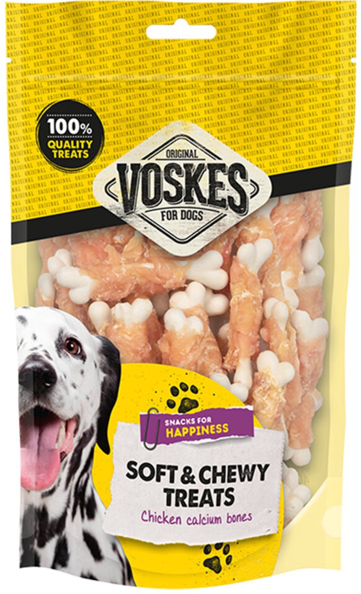 Voskes Kip Calcium Botjes - 15 x 400 gr - Voordeelverpakking