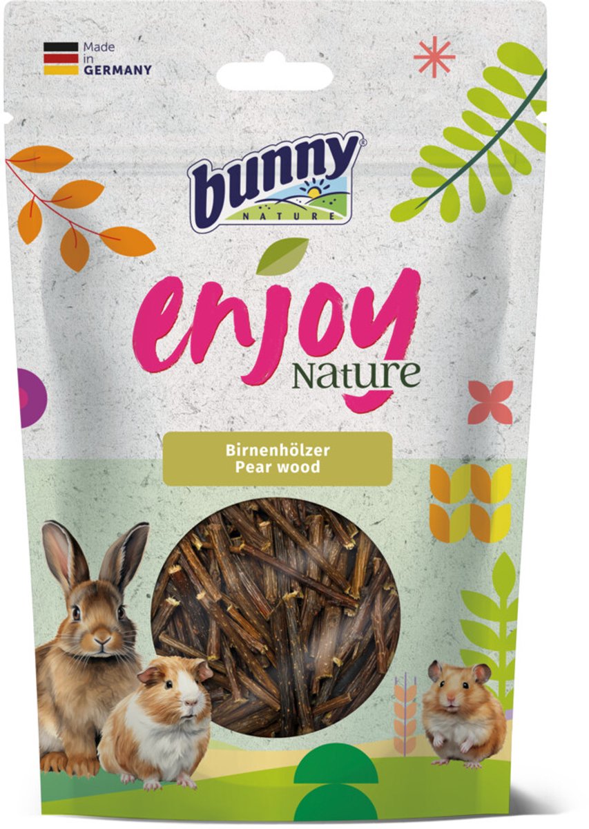 Bunny Nature Enjoy Nature Pear Wood - 6 x 100 gr - Voordeelverpakking