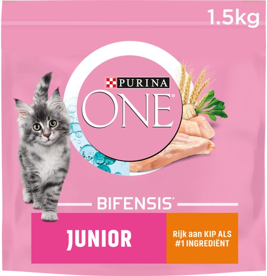 Purina ONE Junior Kip - Volkoren Granen - 1,5 kg