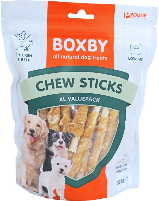 Proline Boxby Kauwsticks XL Voordeelpak - 325 gr