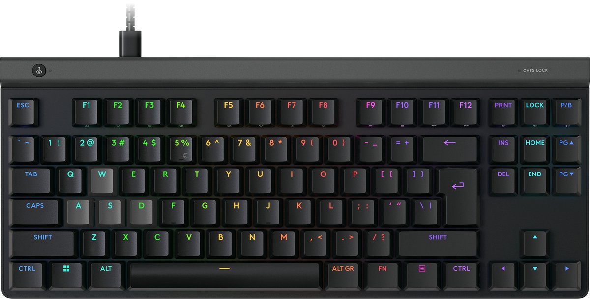 Logitech G515 RAPID TKL - Bedraad Gaming Keyboard - US INTL QWERTY - Zwart