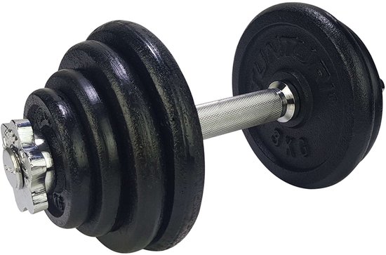 Tunturi Dumbbellset - Halterset - Totaal 15 kg - Zwart