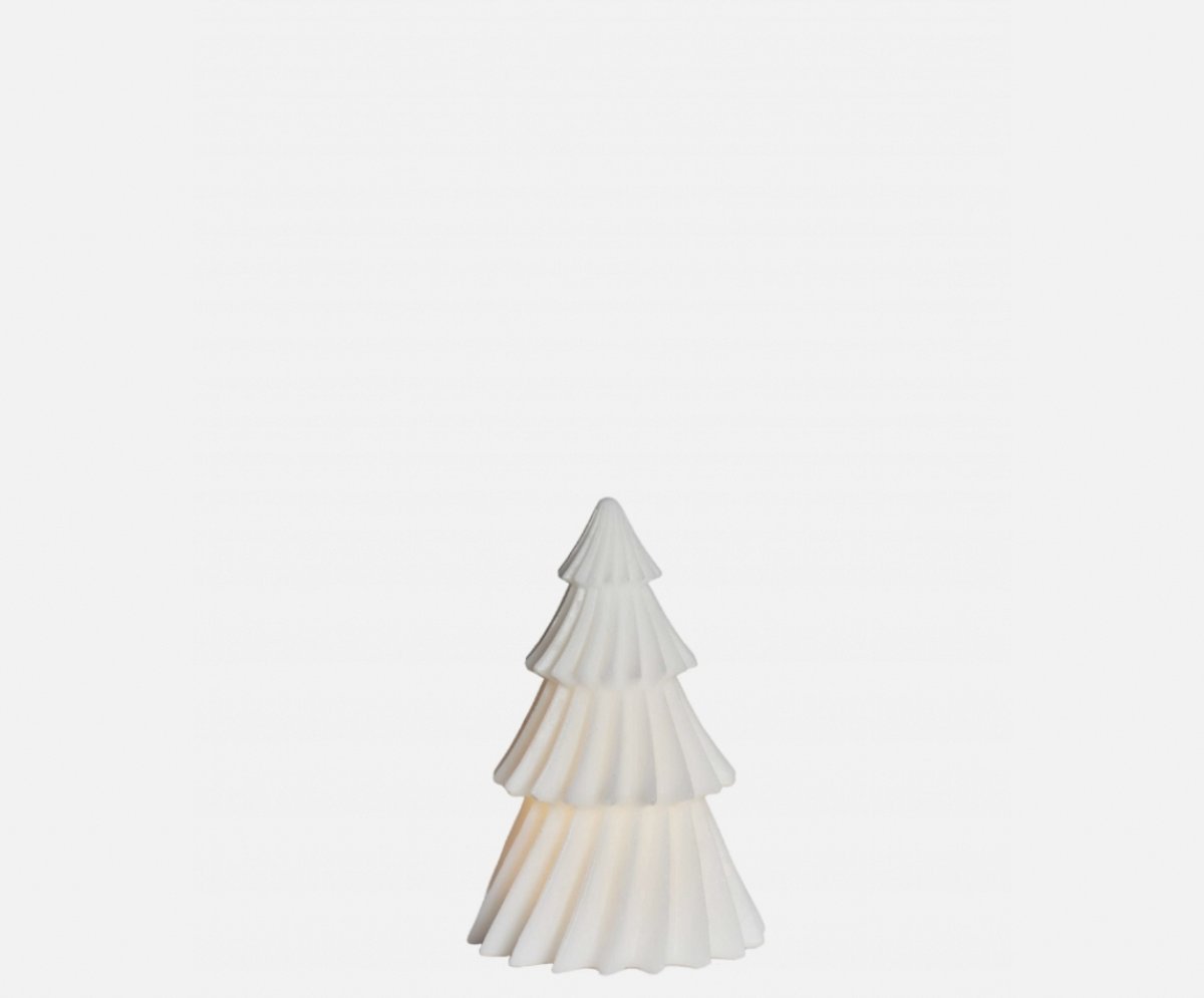 Sirius Olivia Kerstboom Boom Kerst - LED lamp - decoratie - wit - Ø11xH16 cm