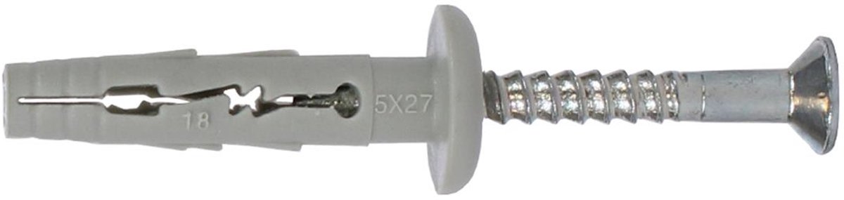 Radix - FX Pro - Nagelpluggen/Slagpluggen - Grote kraag - 5 x 27/5mm (100 stuks)