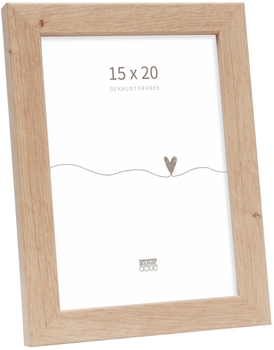 Deknudt Frames fotolijst - S45SH1 - naturel hout - fotomaat: 15x20 cm