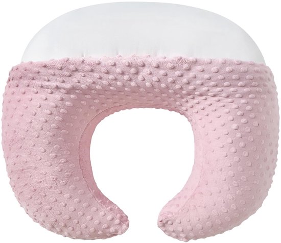 Foto: Voedingskussen en positioneringskussen geschikt voor borstvoeding en flesvoeding ondersteunt de baby tijdens het op de buik liggen perfect geschikt voor zowel jongetjes als meisjes met afneembare hoes met stippen 