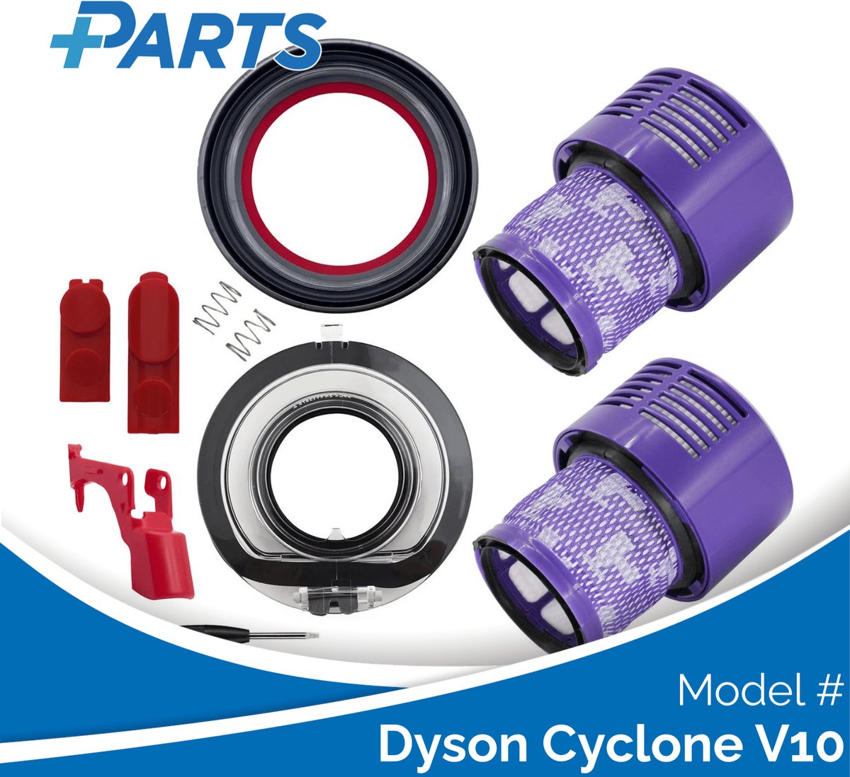Dyson Cyclone V10 Onderhoudsset (Plus.Parts® alternatief voor 969082-01)