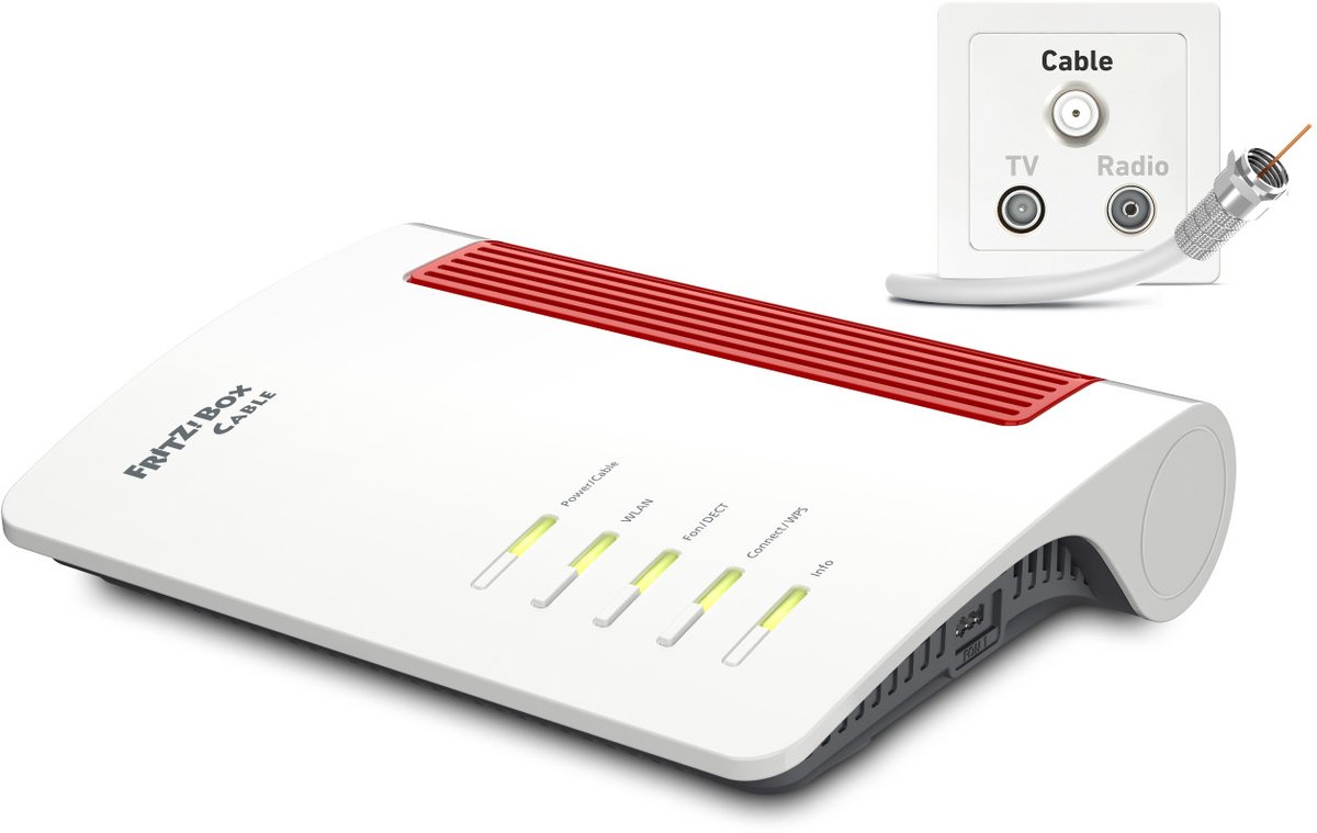 AVM FRITZ!Box 6670 Cable Router Rood