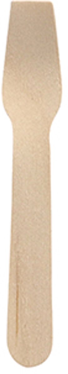 250 Ijslepels Hout pure 9,4 cm