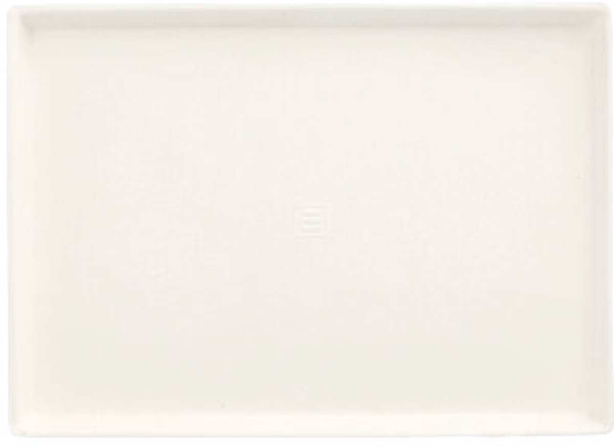 50 Borden Suikerriet pure hoekig 17,5 cm x 12,5 cm x 1 cm wit Cella