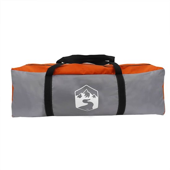 vidaXL - Tipitent - 6-persoons - waterdicht - grijs - en - oranje van Vidaxl — afbeelding 5
