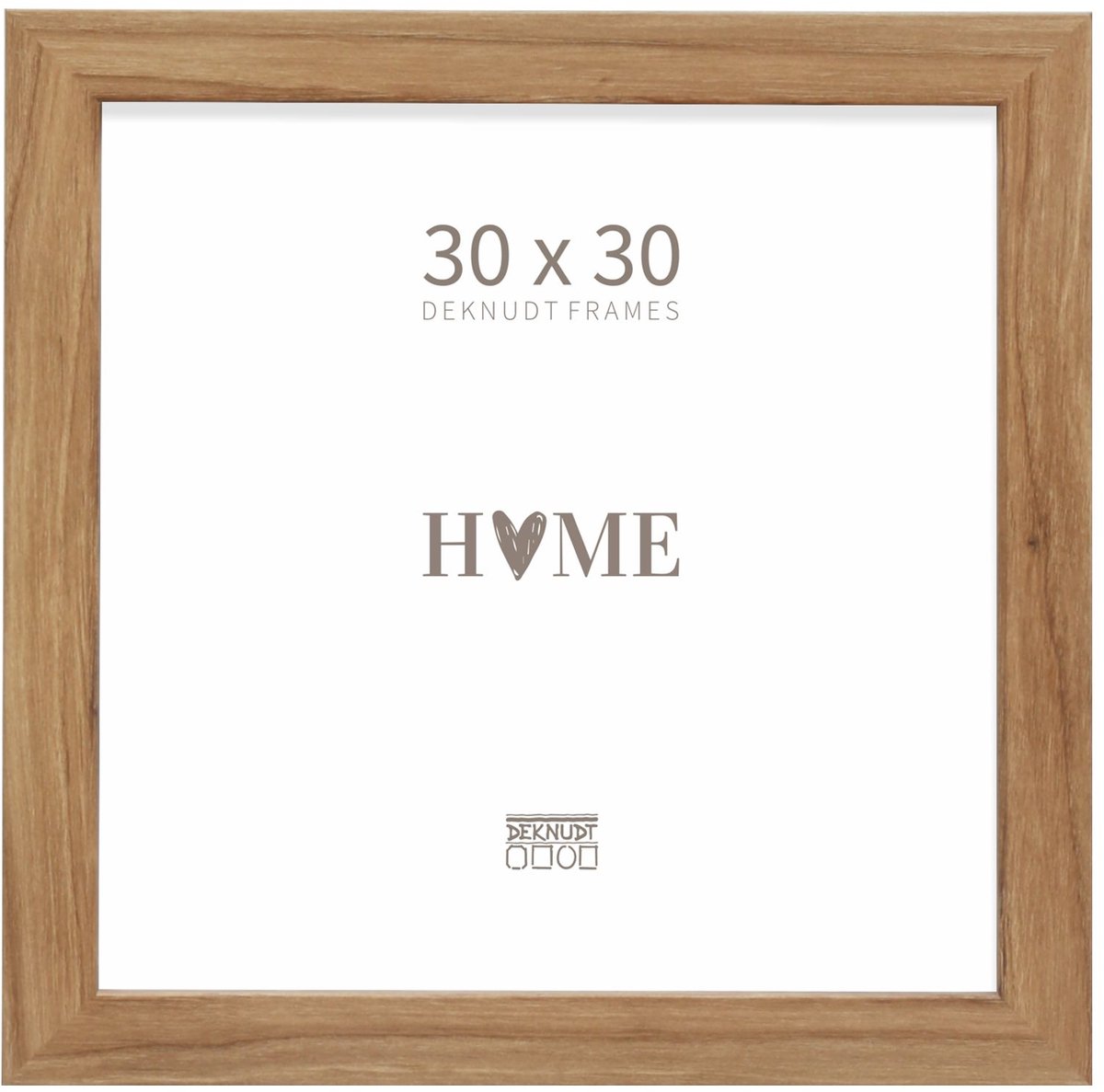 Deknudt Frames fotolijst - S45SH2 - houtkleur - fotomaat: 30x30 cm donker bruin