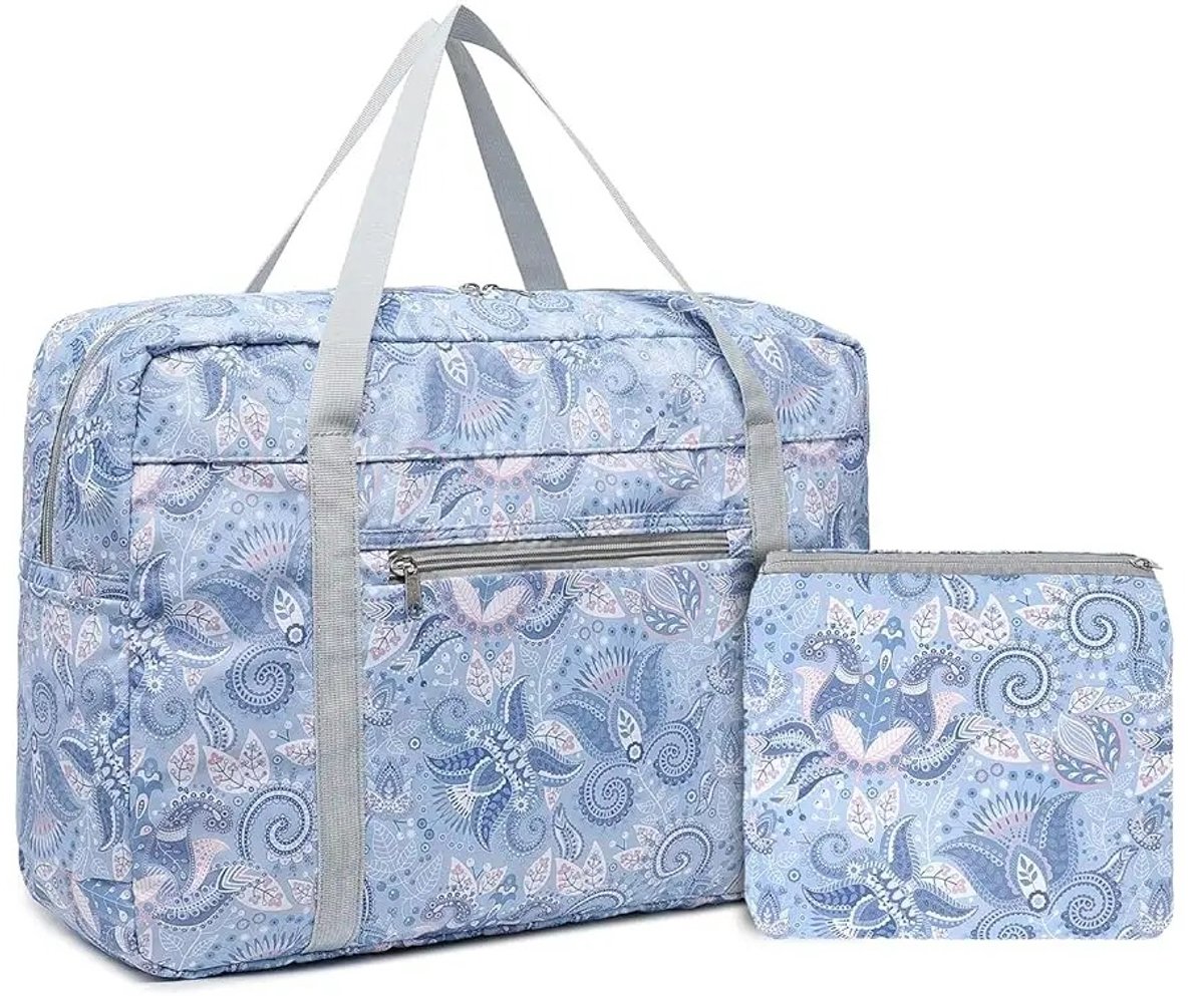 Opvouwbare Handbagagetas – Reistas voor Vliegtuig – Lichtgewicht & Slijtvast – Compacte Handtas – Draagbare Weekendtas - Duffel Bag - 14x45x32 cm