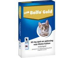 Elanco Vlooiendruppels Kat - Tot 4 kg - 40 mg - 2 pipetten