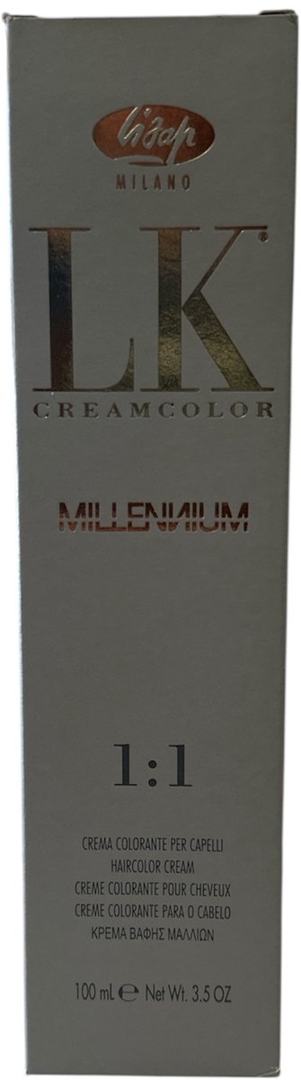 Lisap LK crèmekleur Millennium Permanente Crème Haarkleur Kleuring 100ml - 8/36M Gold