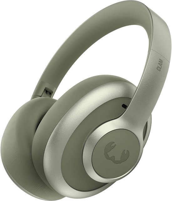 Fresh 'n Rebel Clam Blaze 2 – Draadloze Bluetooth Koptelefoon – 80 uur Speelduur – Inclusief App - Met volume wiel - Dried Green