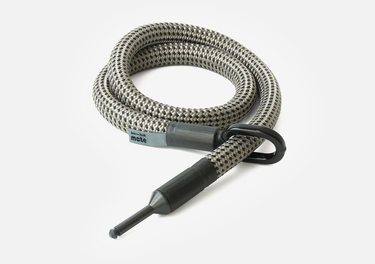 TEXLOCK Mate - 120cm grey - insteek ketting