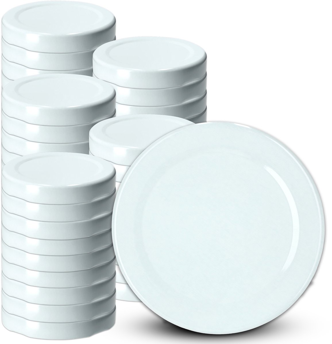 KADAX Potdeksels, dop, potten, deksel, Fi58, 50 stuks, 4-haak