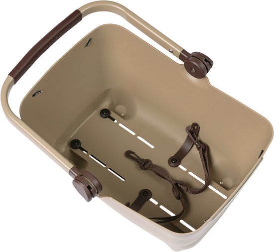 Panier vélo pour chien Basil Buddy MIK, marron biscotti