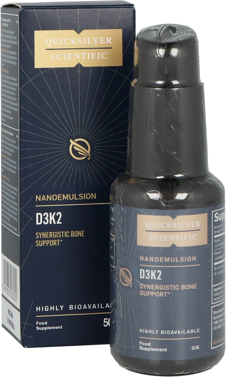Quicksilver Scientific D3K2 Nanoemulsion - 50 milliliter - Vitaminenpreparaat