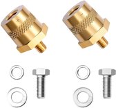 Paar M8 messing batterijadapters, batterijklemmen, batterijpooladapter voor lithium auto-accu's