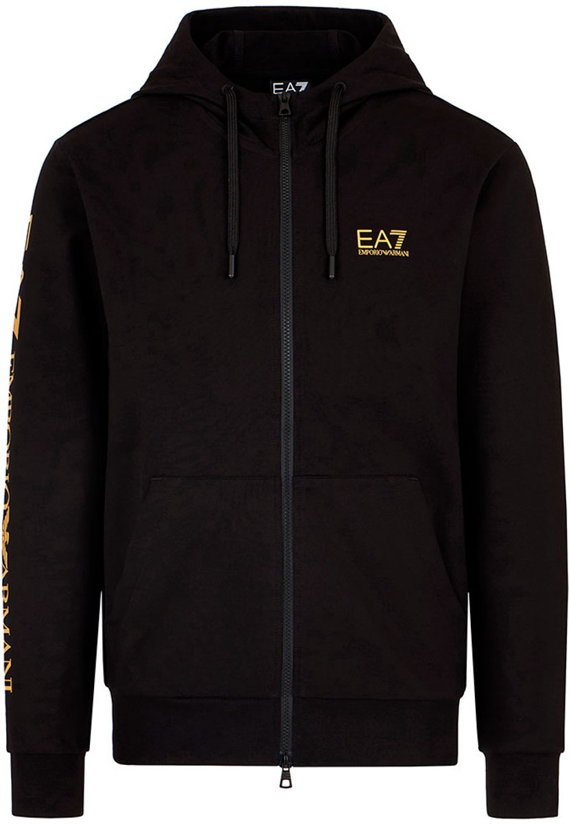Ea7 Emporio Armani 7m000568_af13512 Sweatshirt Met Rits Zwart L Man