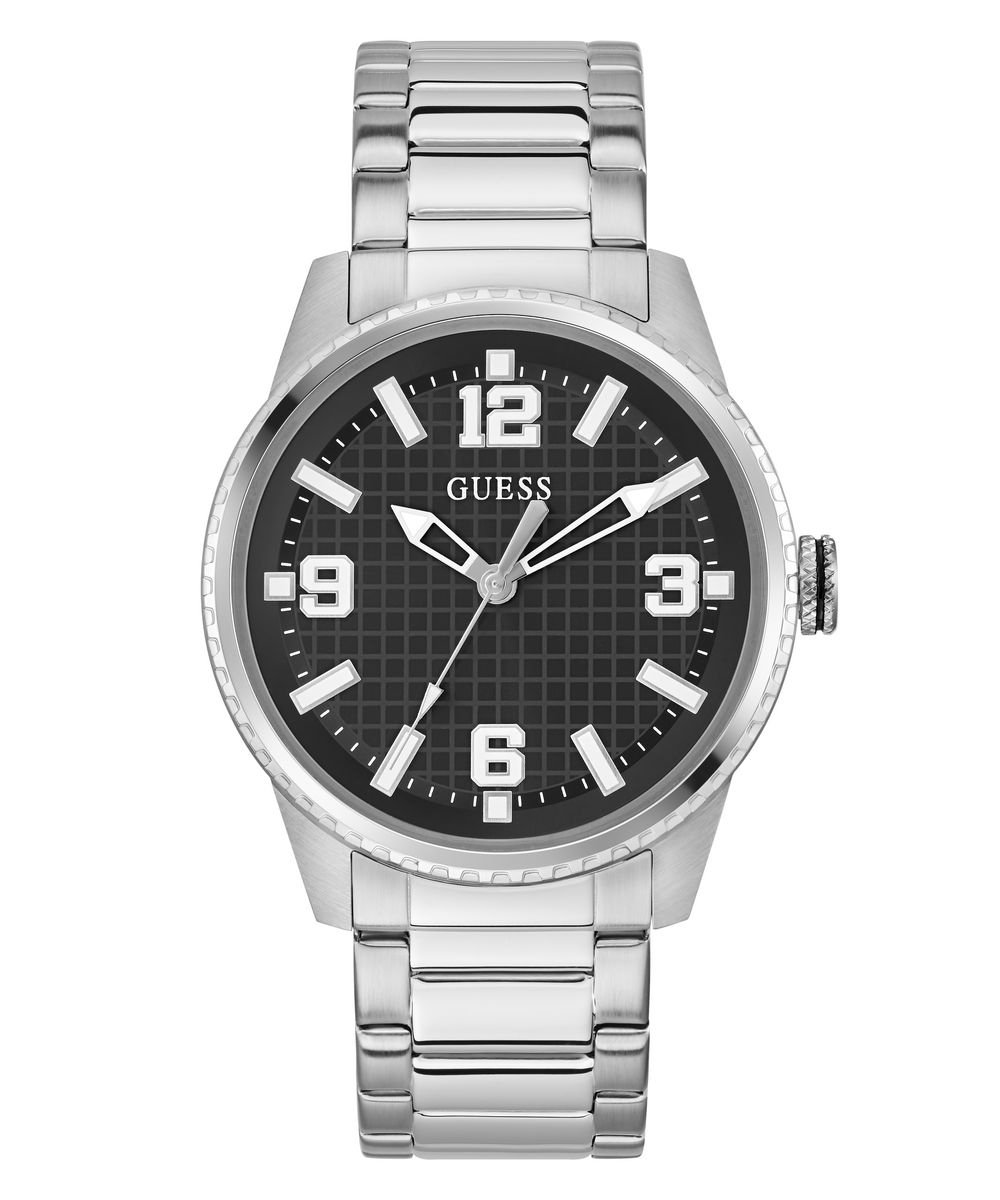 Guess Varsity G GW0889G1 Horloge - Staal - Zilverkleurig - Ø 42 mm