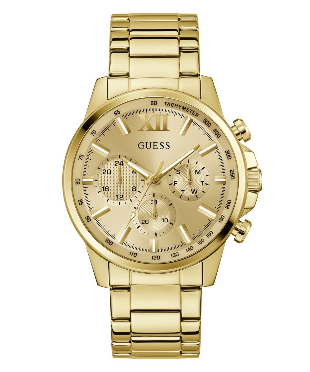 Guess Walker GW0900G2 Horloge - Staal - Goudkleurig - Ø 44 mm