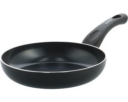 Kochstar Essenz Zwart Keramische Koekenpan - 24cm - PFAS-vrij - Inductie koekenpan - Inductie pan - Keramische anti-aanbaklaag - Koelgreep - Ovenbestendig tot 130° C - Zwart