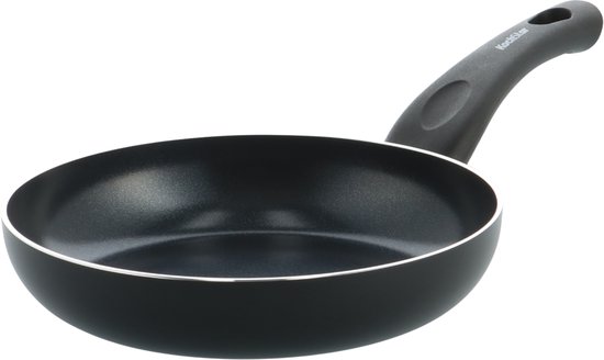 Kochstar Essenz Zwart Keramische Koekenpan - 24cm - PFAS-vrij - Inductie koekenpan - Inductie pan - Keramische anti-aanbaklaag - Koelgreep - Ovenbestendig tot 130° C - Zwart