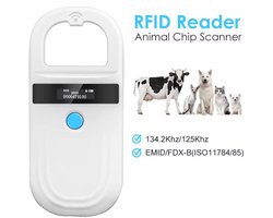 Premium RFID Chipreader voor Huisdieren – Compacte Chiplezer – USB Oplaadbaar – FDX-B & EMID – Geschikt voor Katten, Honden en Andere Dieren - wit