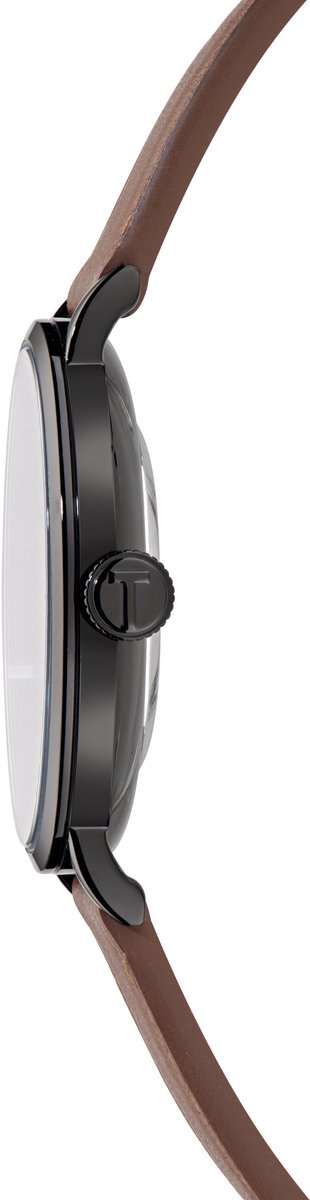 Ted Baker Staciie Gents Quartz Analoog Horloge Bruin En Zwart Kast: 100% Roestvrij Staal | Armband: 100% Leer 38 mm BKPSGF504W0