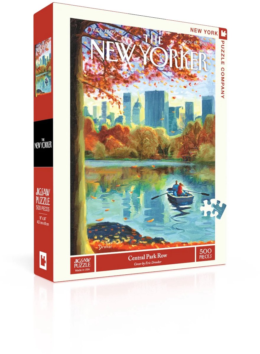 New York Puzzle Company Central Park Row - 500 pieces