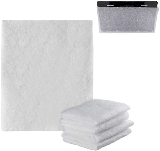12 Stuks - Afzuigkapfilter Universeel Knipbaar - Filter Afzuigkap - Multy Wasemkapfilter - Vetfilter - Vlam Dovend - Geschikt Voor Diverse Afzuigkappen - Afmetingen: 45 X 43 Cm - Wit
