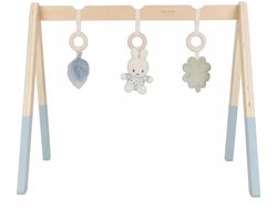 Little Dutch Nijntje Houten Babygym Blauw Lucky Leaves