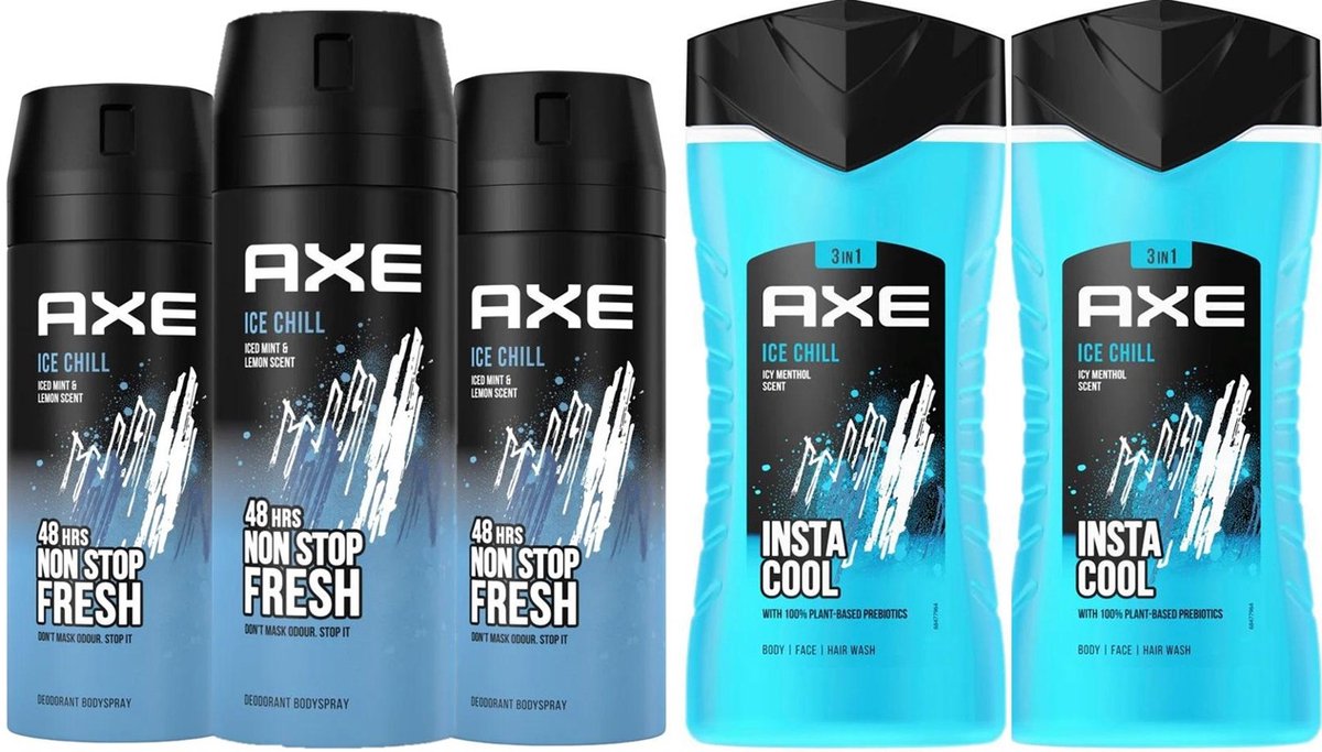 Axe Ice Chill Set - Deodorant en Douchegel - Voordeelverpakking