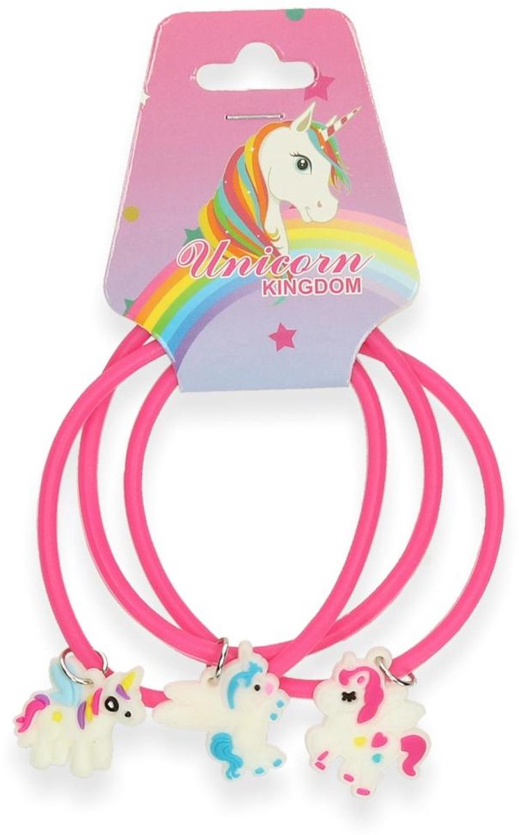 Armband Eenhoorn | Lightfight | Setje van 3 Unicorn Armbandjes | Roze