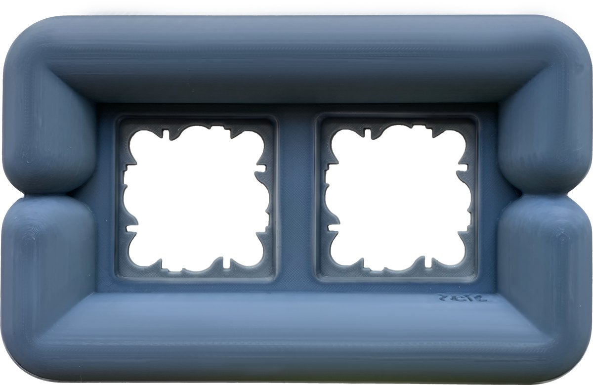 Felt- Stopcontact - Office grey - Big Buoy - alleen frame - Plug frame