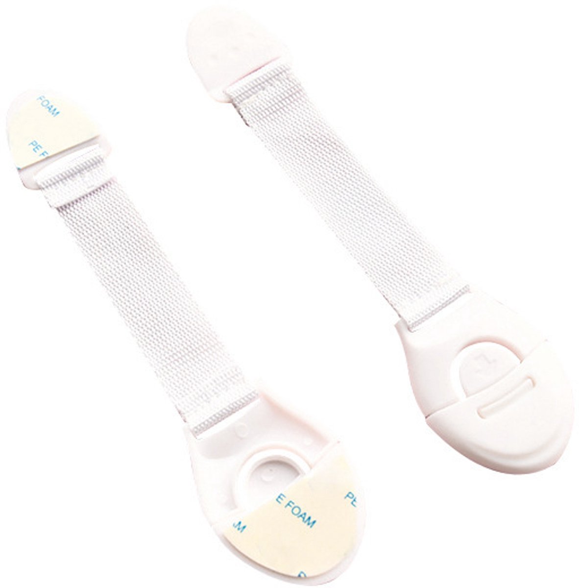 10 Sets Kinderen Veiligheid Ribbon Slot - Baby Multifunctional Ribbon Slot - Baby Veiligheid Slot Kinderen Veiligheid Slot - Lade Plastic Toilet Slot Koelkast Slot Deur
