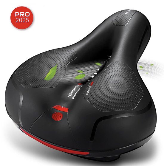 Fietszadel - Cloudcomfort Max Zadel - Comfortmax zadel - Cloudcomfort Pro Zadel - Fietszadel Heren Prostaat - Gelzadel - Gel Zadel - Dames en Heren - Zacht