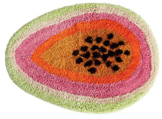 Antislip Badmat in Passievruchtvorm - Zachte Fruit Speelmat voor Badkamer en Keuken