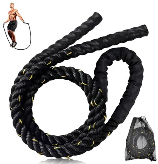 Springtouw Gewogen Springtouw voor Volwassenen - Zwaar Springtouw voor Fitness en ...