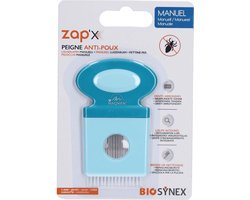 BioSynex Zap'X - Luizenkam - Manueel - Met Ingebouwde Loep - Afgeronde Tanden - Incl. Reinigingsborstel