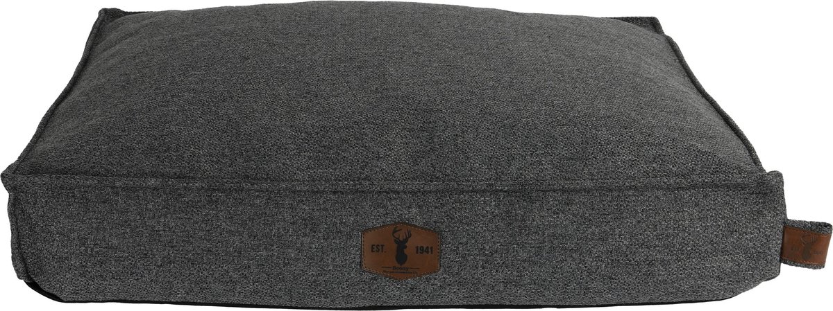 Boony ‘Est 1941’ premium Ligkussen orthopedisch charcoal veil revived 80x60x14cm